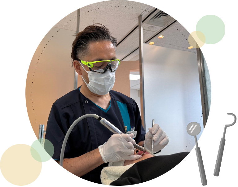 一人のドクターが全て担当することで実現できる、安心の「一貫治療」